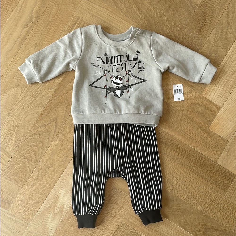 Disney Gray and Black Kids Matching Set
